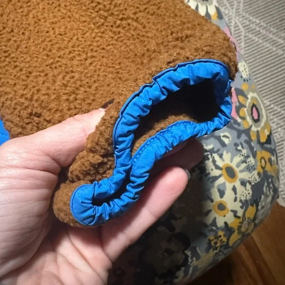 Madewell Brown Fleece Pullover, women’s xxs - Picture 4 of 7